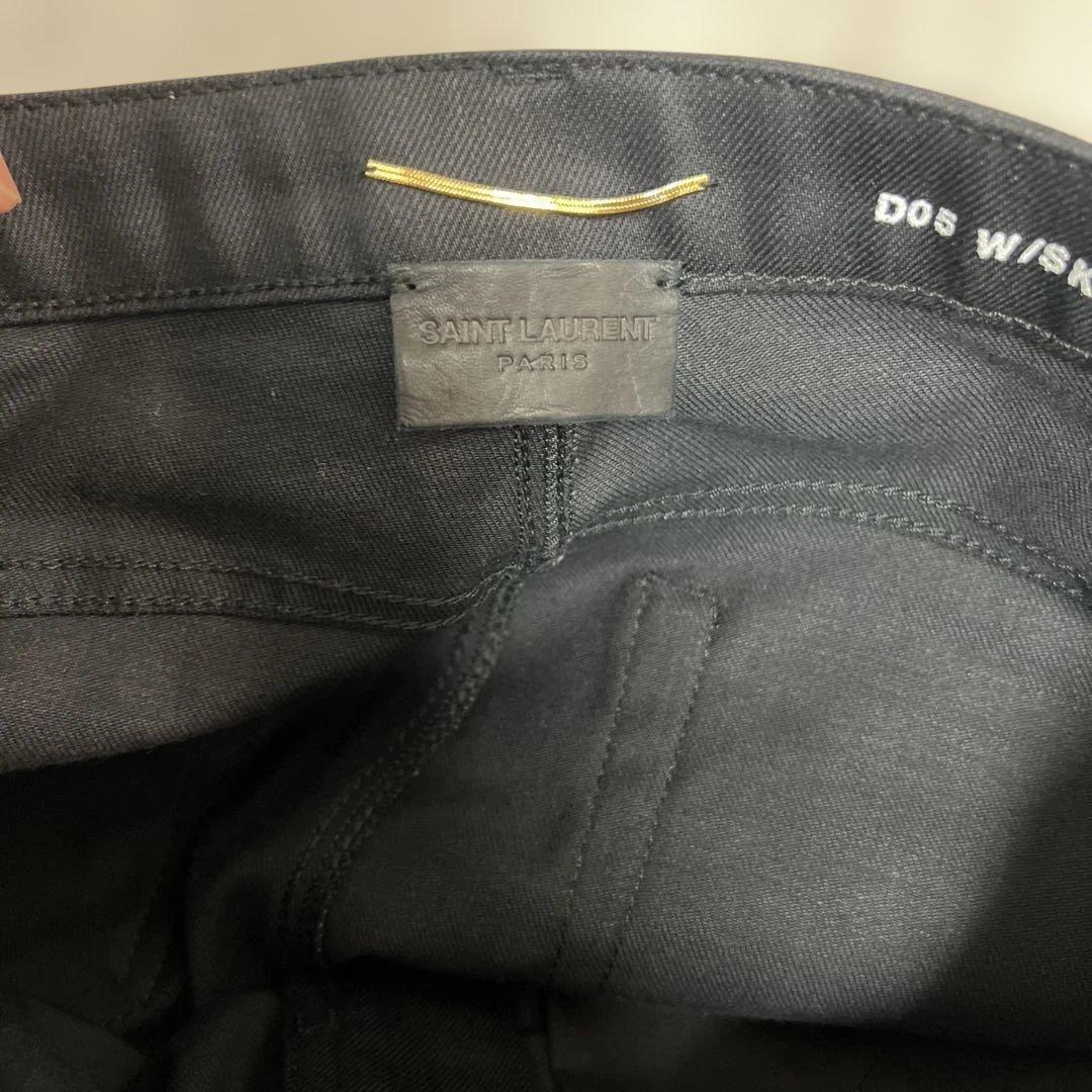 / SAINT LAURENT D06 W/5K Black Denim #PCDY2P