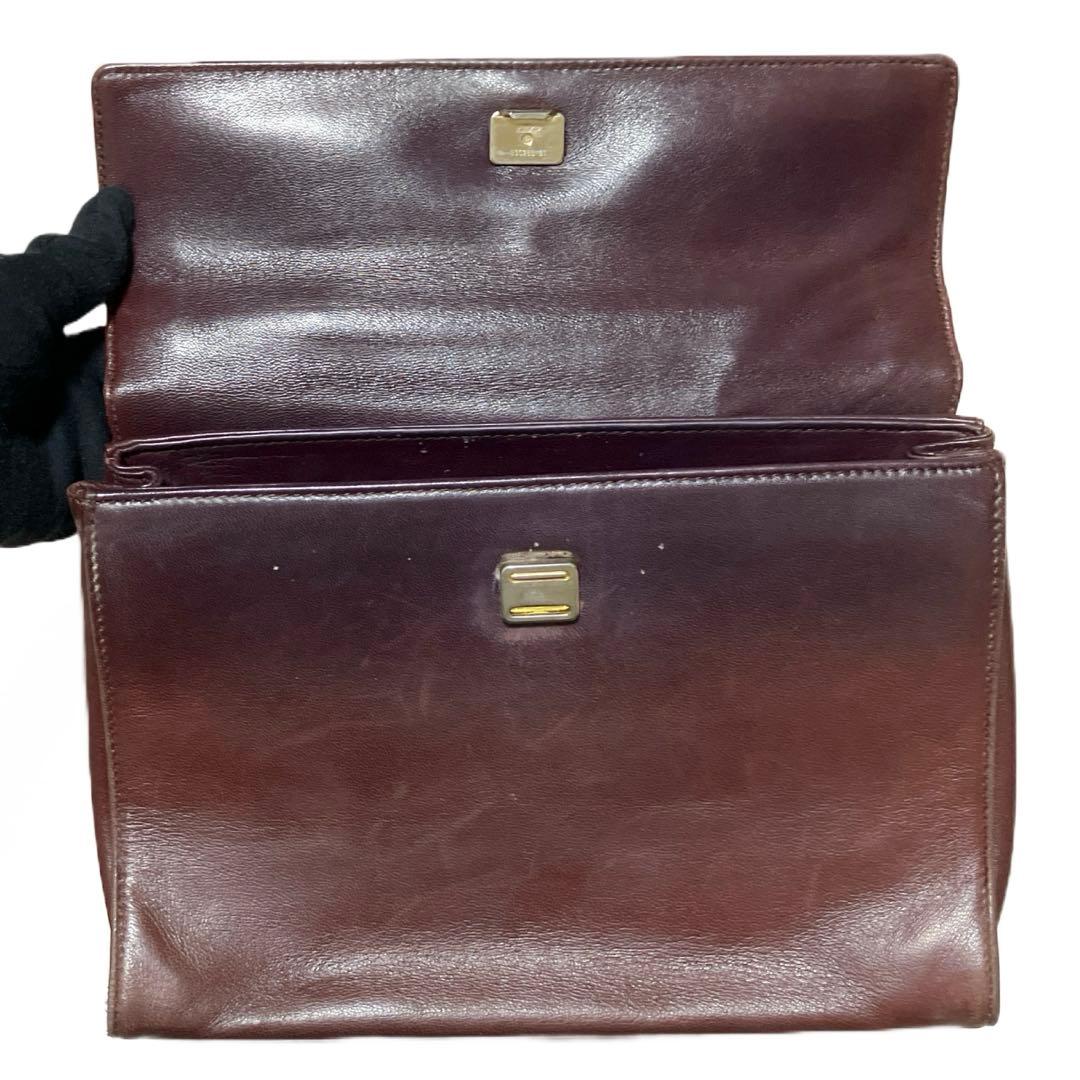 Prada top handle handbag in all-leather nappa leather #PG74M9