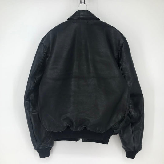 VANSON Leather Jacket Black A-2 TALON #QYAIQM