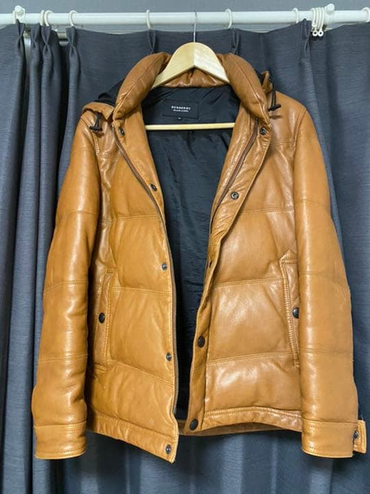 Burberry Black Label Leather Jacket #QY1AIX