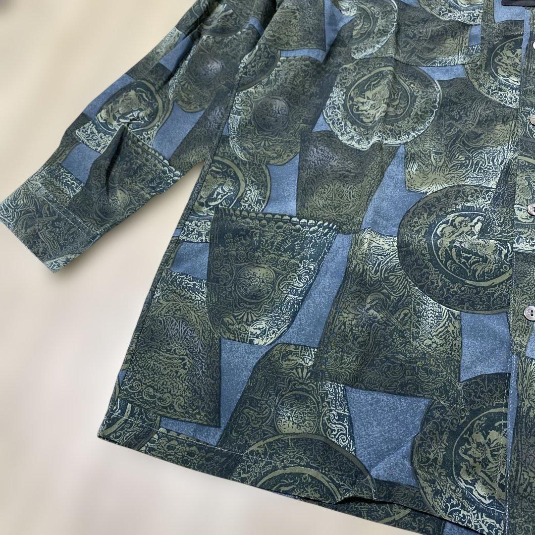 Balenciaga Sport BALENCIAGA long-sleeved shirt, size L, all-over print, #QYF0C5