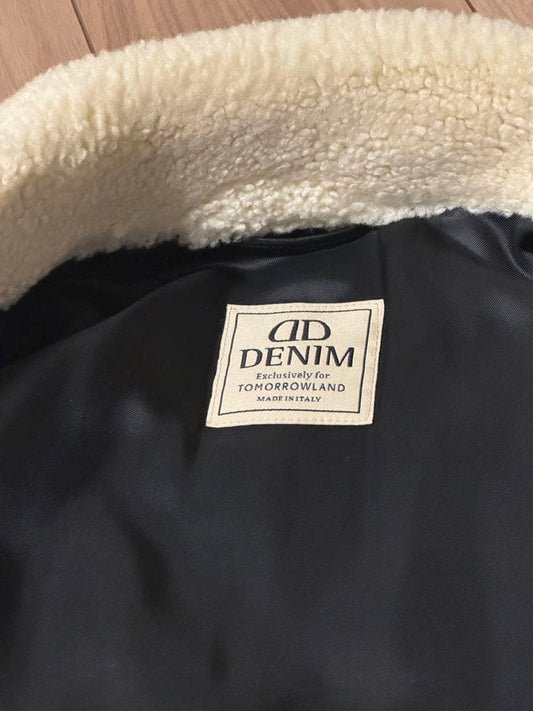 DENIM DOUGLAS JR Lambskin Flight Jacket #QY3NIW