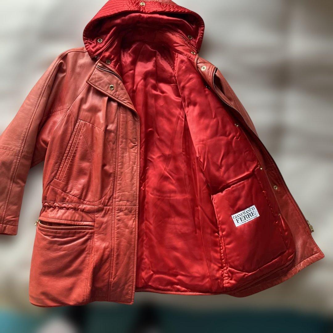 Gianfranco Ferre leather coat #QYKD9O