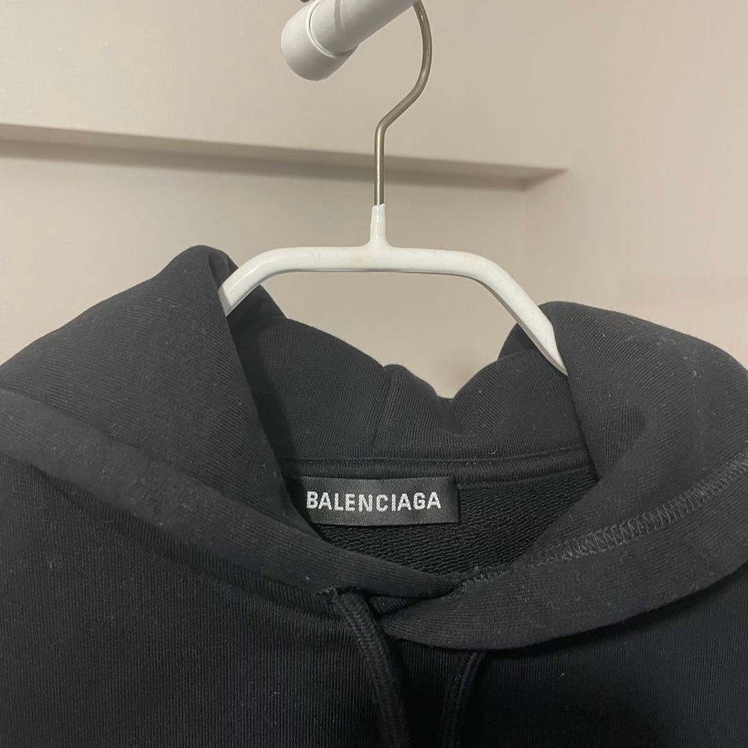 Authentic 20SS BALENCIAGA logo hoodie #QY0NC7