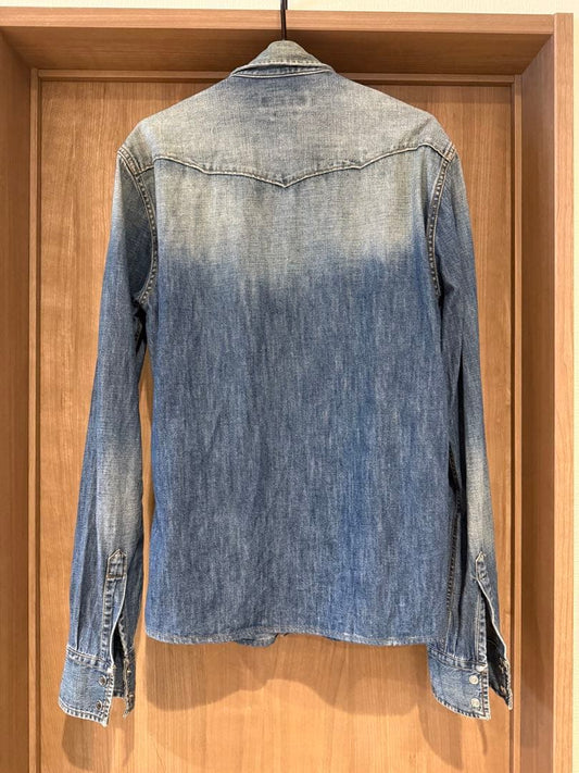 Dolce & Gabbana SICILIA denim shirt size 15? (40) #QYI0E3