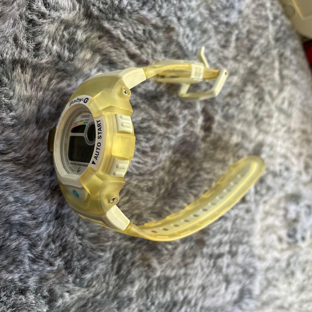 Baby-G Digital Watch, Clear Yellow #PG38SH