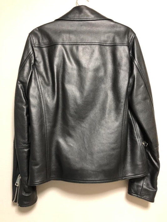 19.8 Lambskin Double Rider Jacket M46 Denim Lampo #QYAB8R