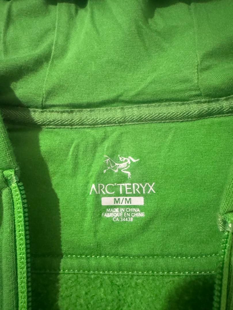 ARC'TERYX Green Full-Zip Hoodie M #QYDAO6