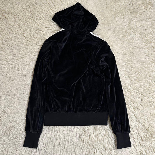 Dolce & Gabbana Velour Full Zip Hoodie (Y2K) #QYD3AU