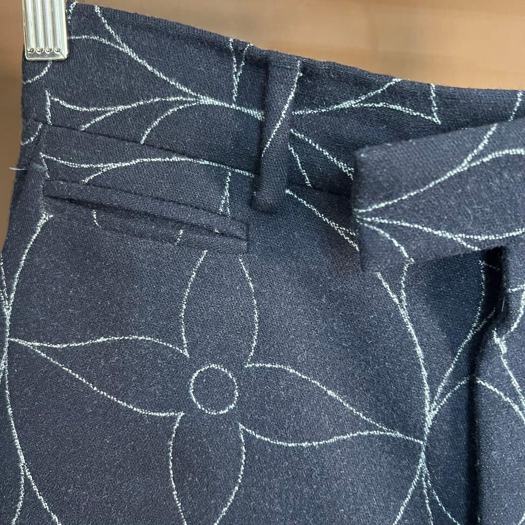 LOUIS VUITTON 21SS Monogram Flower Wool Slacks Pants #QYAARB
