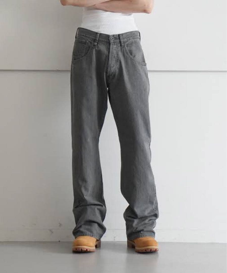 soshiotsuki FRONT LOWRISED FLARE DENIM #QYFWF4