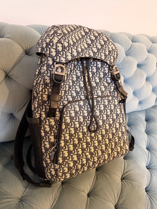 DIOR 8 Flap Oblique Jacquard Backpack 2024 #QY30OJ