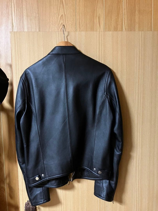 Yoshimasa Hoshiba Dressteria Collaboration Leather Rider Jacket Size M #QY8635