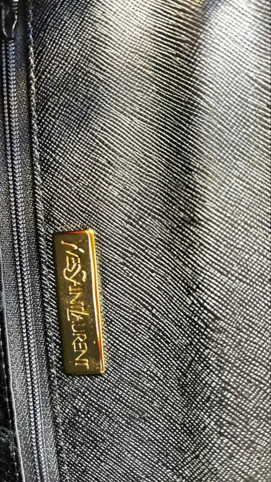 YVES SAINT LAURENT Leather Black Handbag #QY4JAC