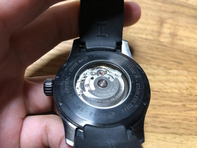 Hamilton Khaki Field Auto H706850 Swiss Made Rubber Strap #QY73TS