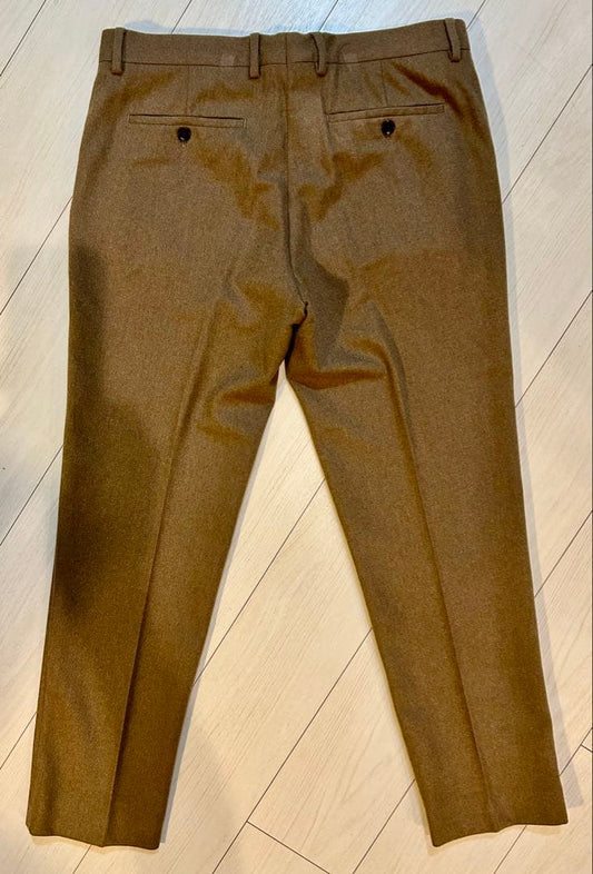 Maison Martin Margiela14 Wool Slacks in Mocha Beige #QYA3FH