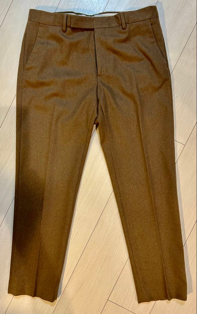 Maison Martin Margiela14 Wool Slacks in Mocha Beige #QYA3FH
