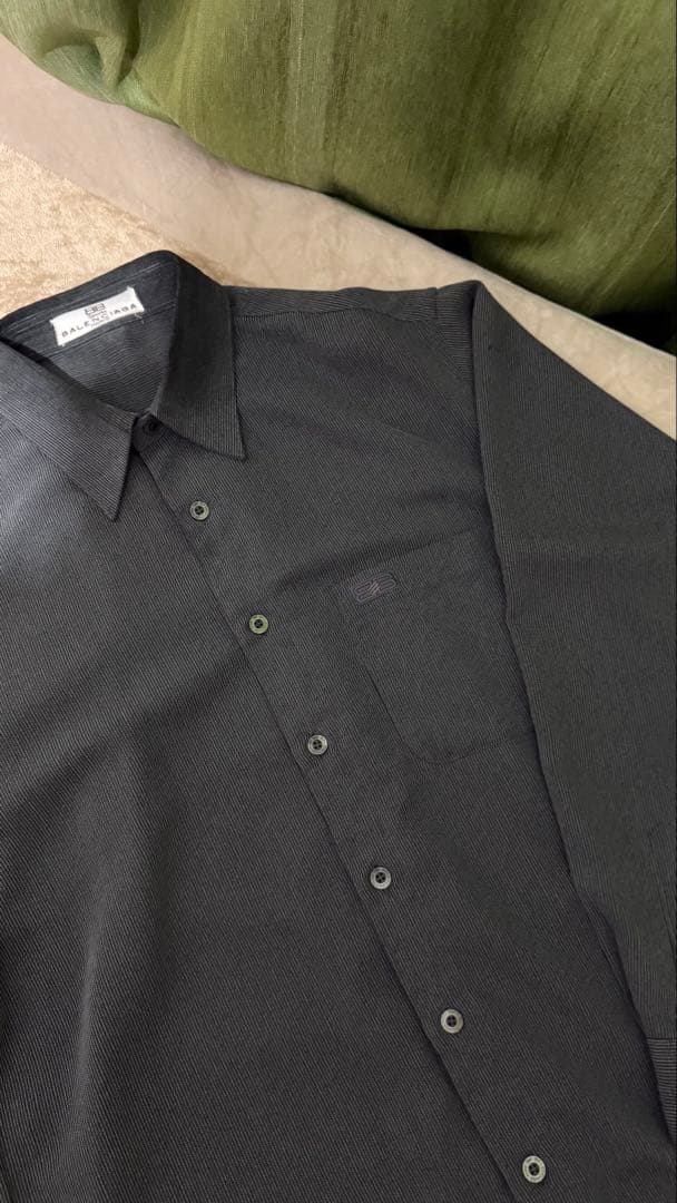 BALENCIAGA Shirt Gray Stripes #QY4ALK