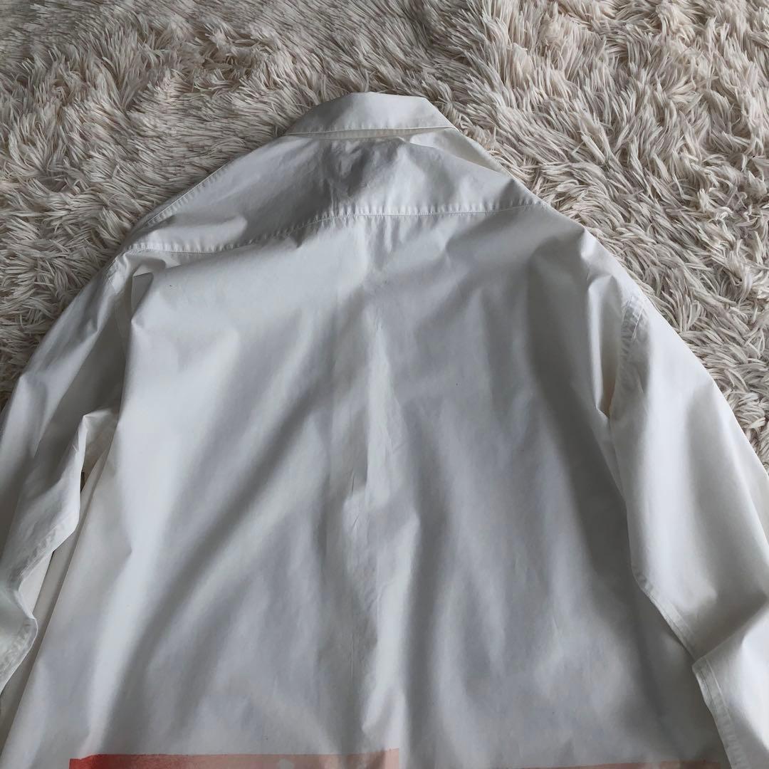 JIL SANDER Oversized Long Shirt in White #QY8DAI