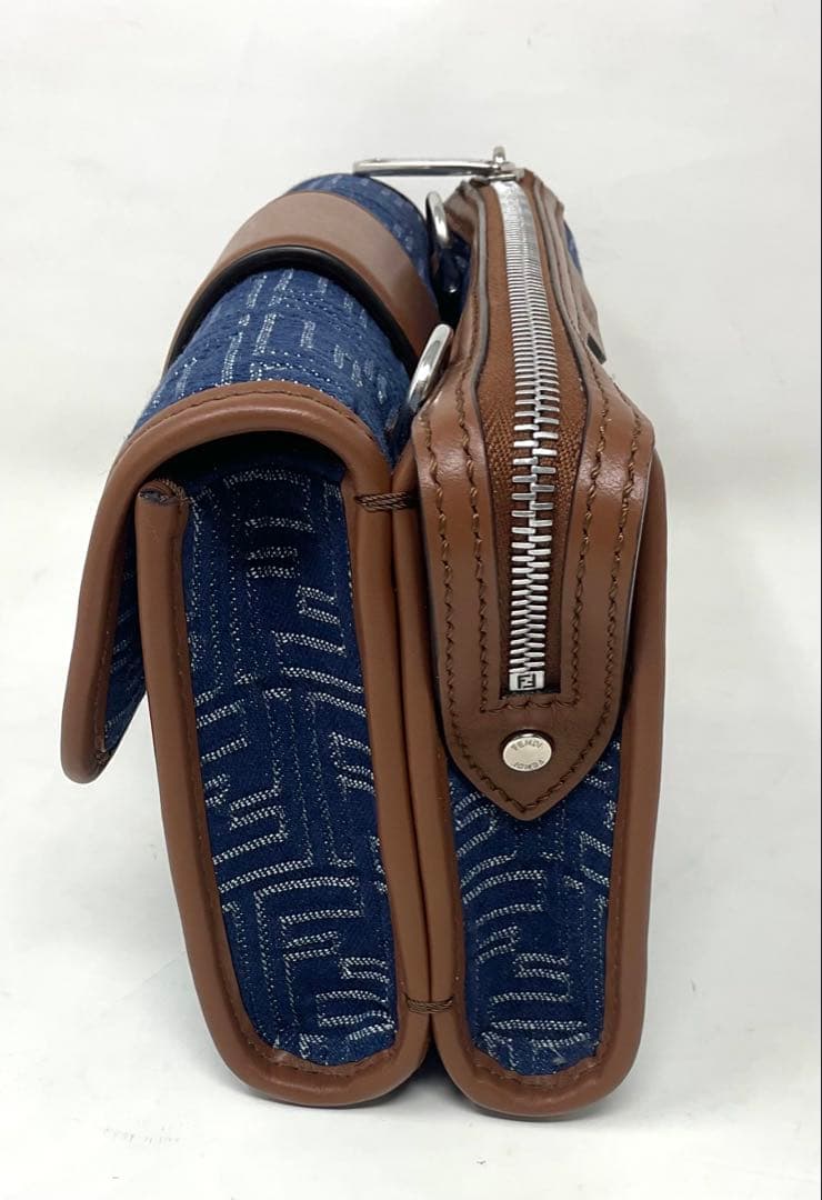 FENDI Double Bucket Denim Current Model #QY0UVS