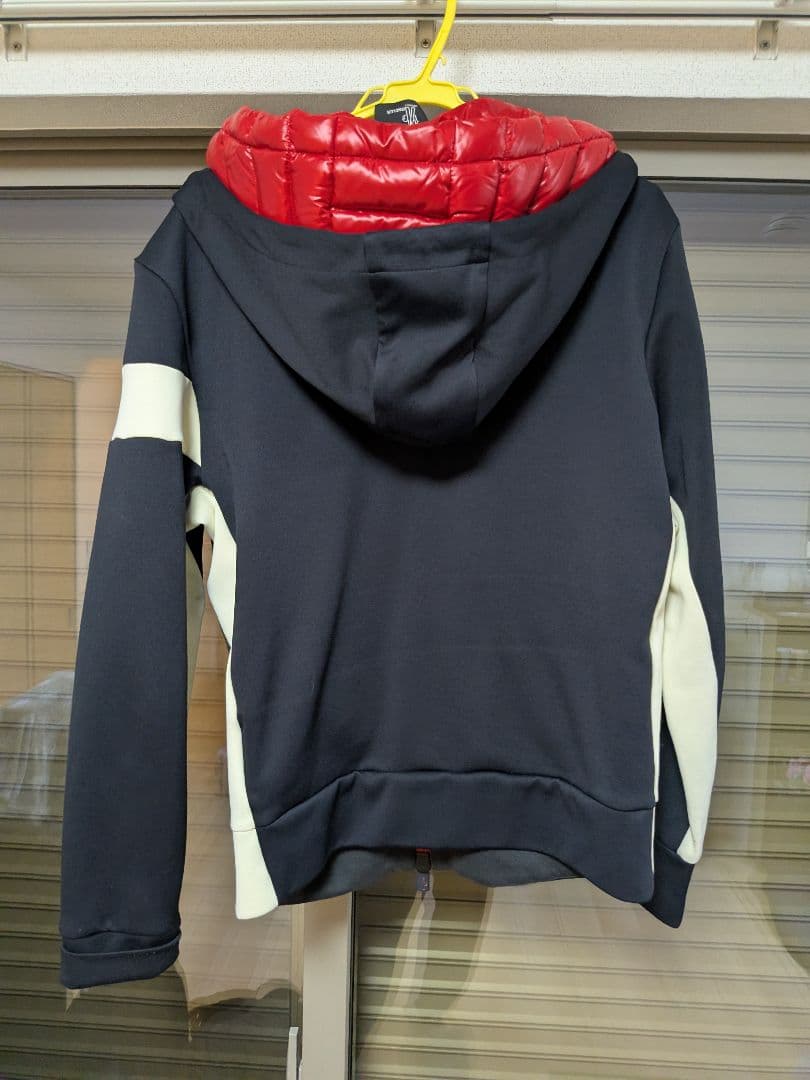 MONCLER full zip hoodie navy red #QYAIIR