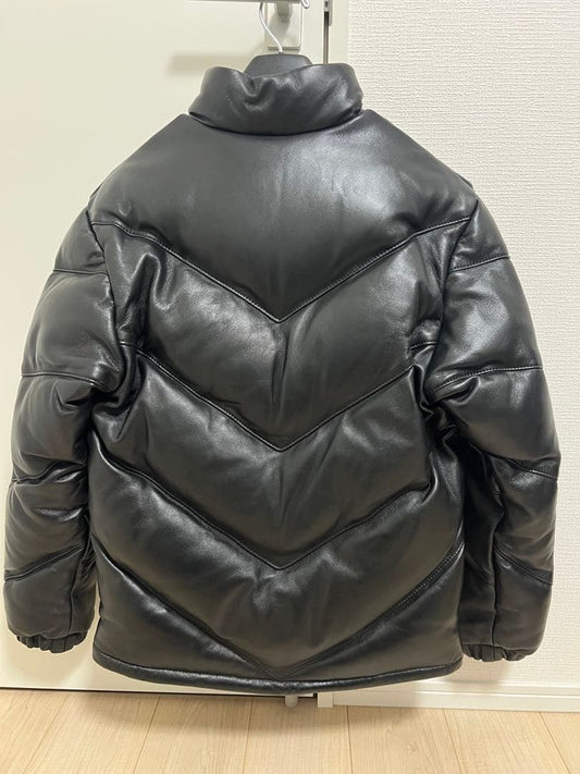 Schott Down Down Jacket, Size 36, Black #QYG3E8