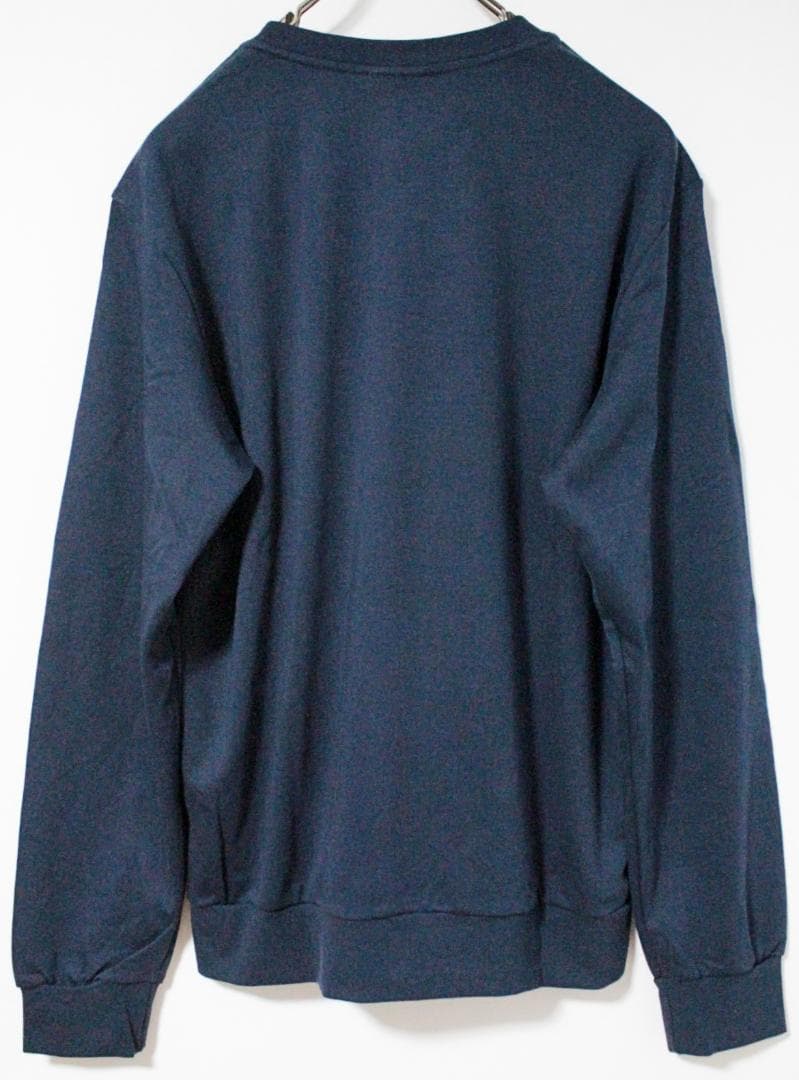 Emporio Armani Eagle Embroidered Long Sleeve Top and Pants, Navy Blue, S #QYETKY