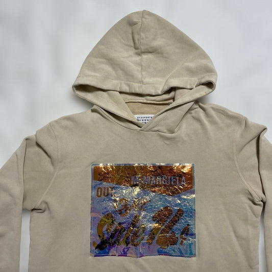 18AW Hologram Photo Italian-Made Maison Margiela Hoodie XL #QY3NFT