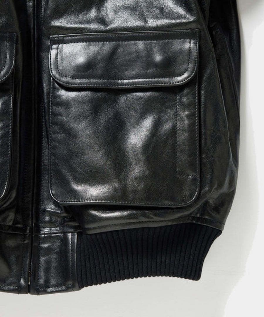 AURALEE 25AW LAMB LEATHER ZIP BLOUSON #QYFV0D