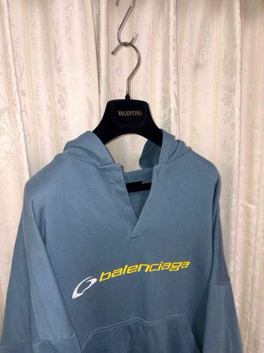 BALENCIAGA 24AW Embroidered Logo Hoodie #QY9V0X