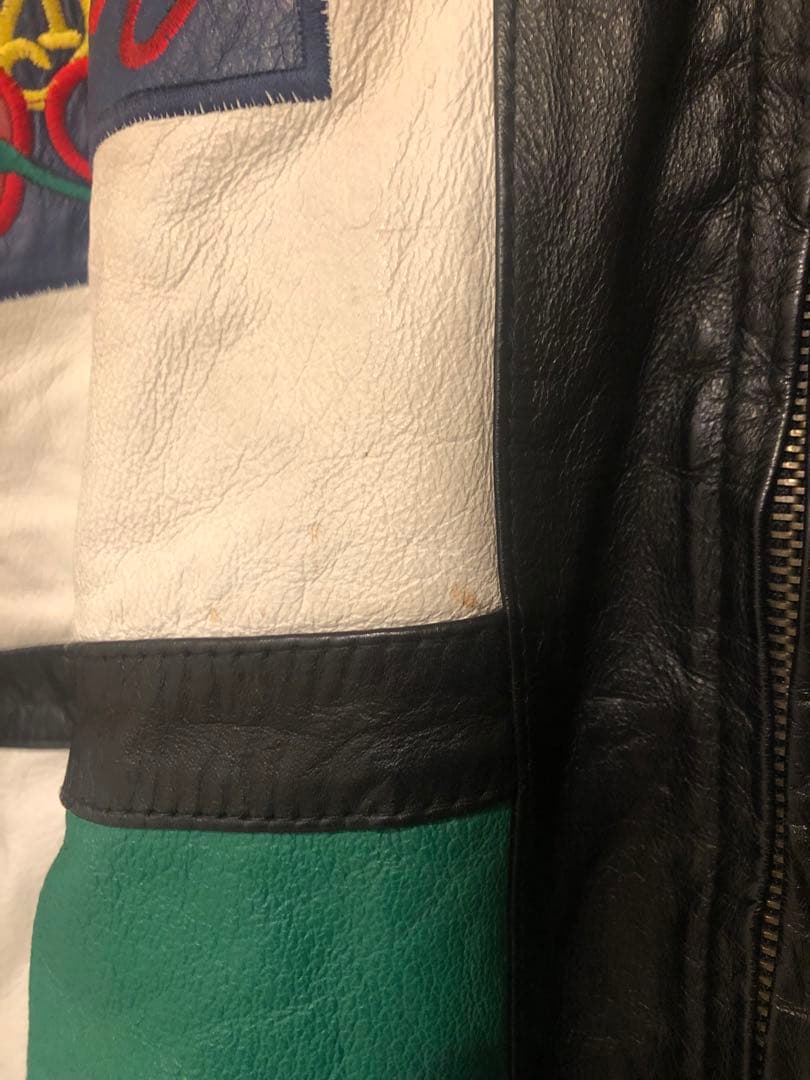 Vintage leather jacket, vintage clothing, rapper, Pelle Pelle, Pelle Pel #QYCFZZ