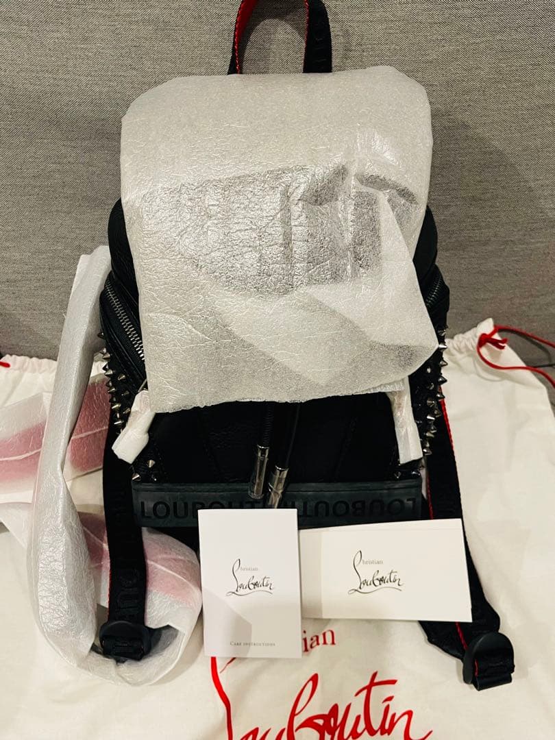 Christian Louboutin Explorafunk Studs Backpack Used Mint #QY903U