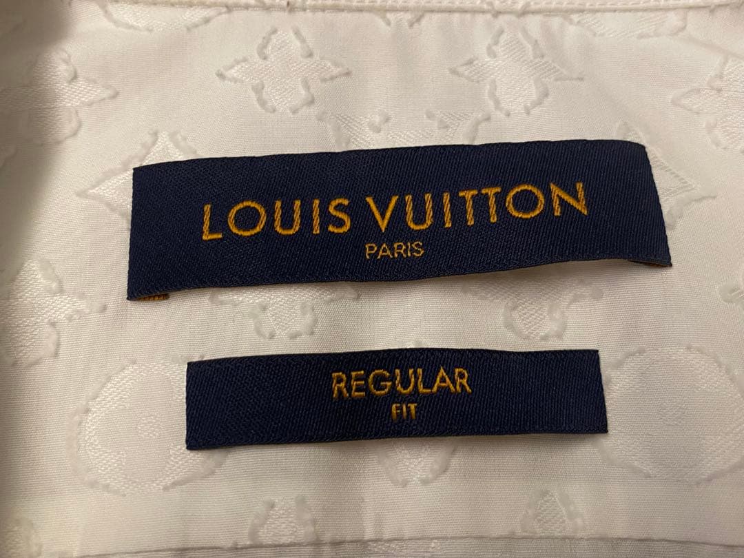 LOUIS VUITTON Monogram Logo Long Sleeve Shirt #PGGATB