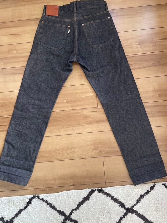 SUBTLE Dark Blue Straight Denim W34 #QY1YVB