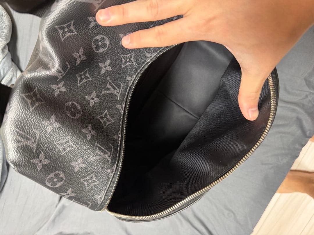 LOUIS VUITTON Discovery Backpack M30230 Monogram Black #QYET46