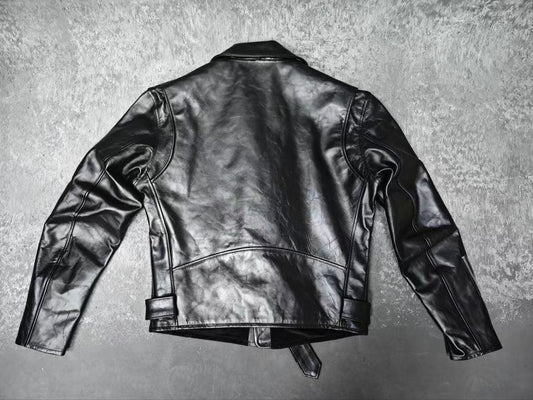 Marlon Brand One Star Double Rider Jacket, Durable, Size 2XL #QYDB0L
