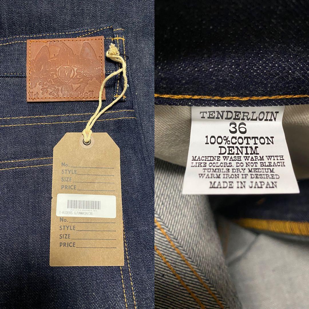 Tenderloin Denim Pants, Unwashed, Size 36 #PC5TFU