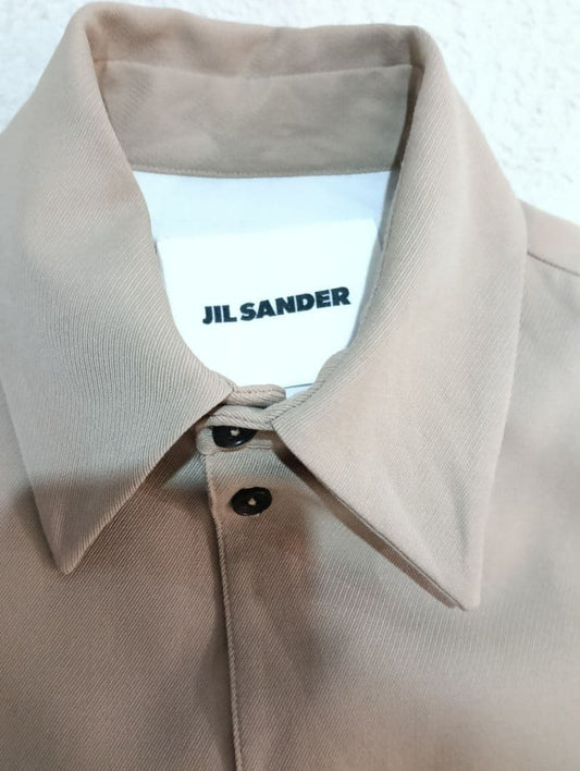 JIL SANDER Beige 100% Wool Shirt #QYCV42