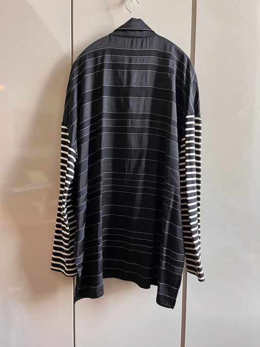 LOEWE striped long-sleeved shirt #QY8KU6