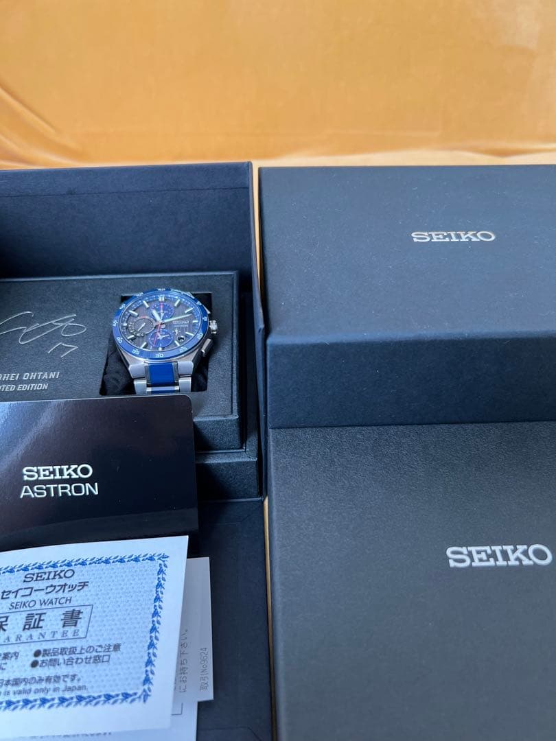 SEIKO ASTRON SBXC165 Shohei Ohtani Ltd Ed 1700 Chrono GPS #QY2L4P