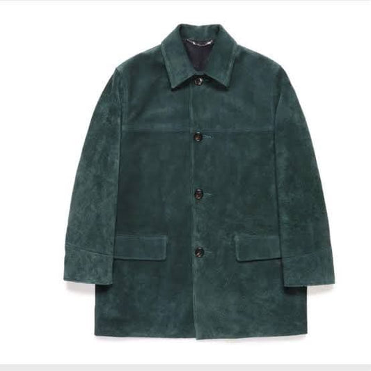21SS Wacko Maria Leather Coat Suede Leather Coat #PFIVYJ