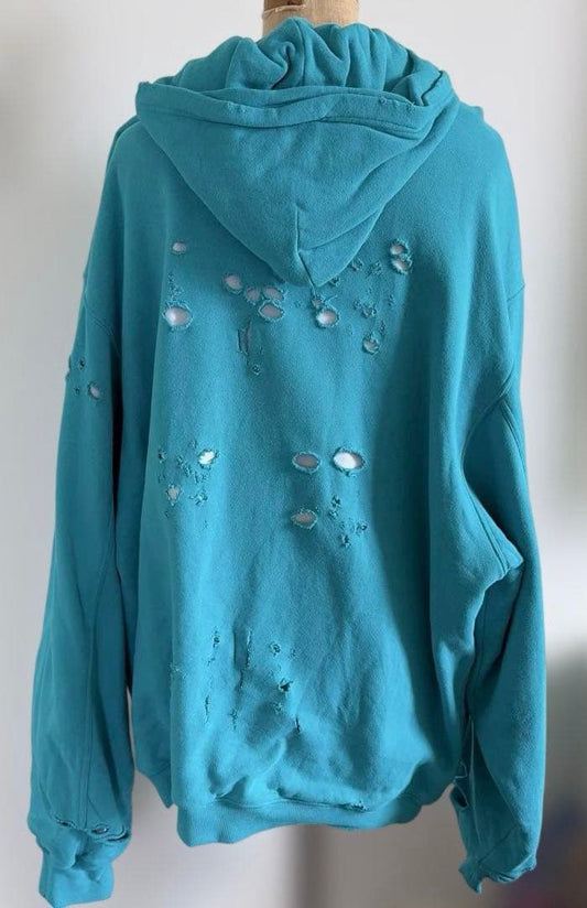 Balenciaga Destroy Distressed Hoodie #QYDISC