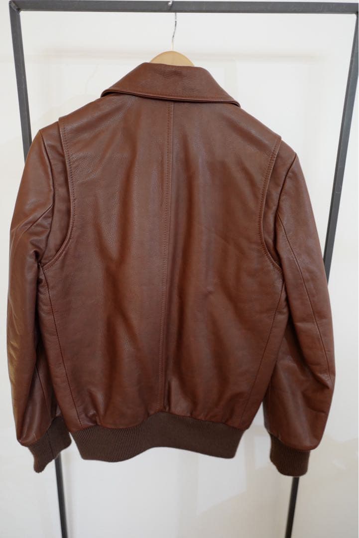 Maison MargielaBrown Leather Jacket #QY4PTL