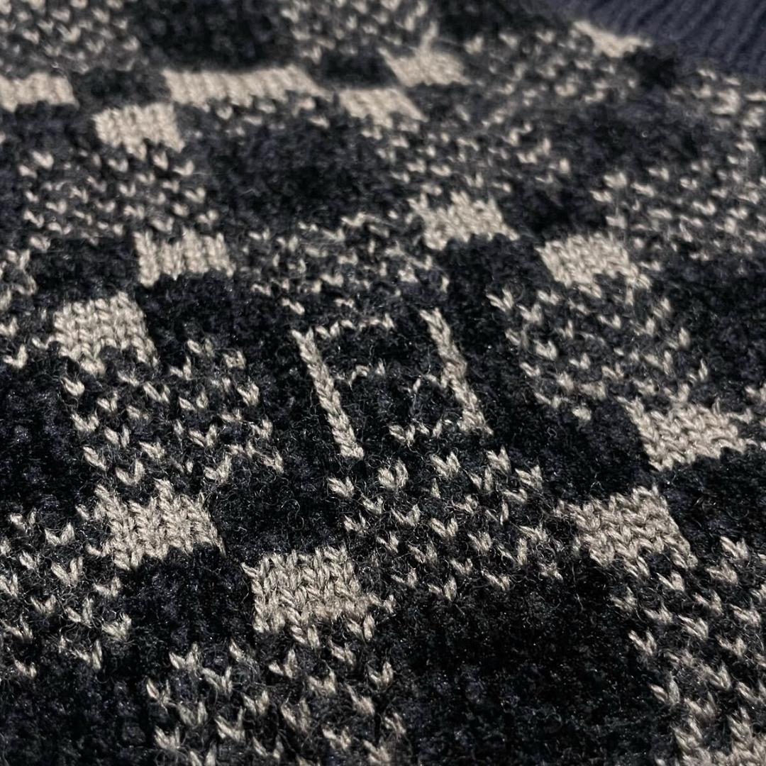 80s 90s FENDI jacquard all-over print sweater, old Fendi #QYIWL8