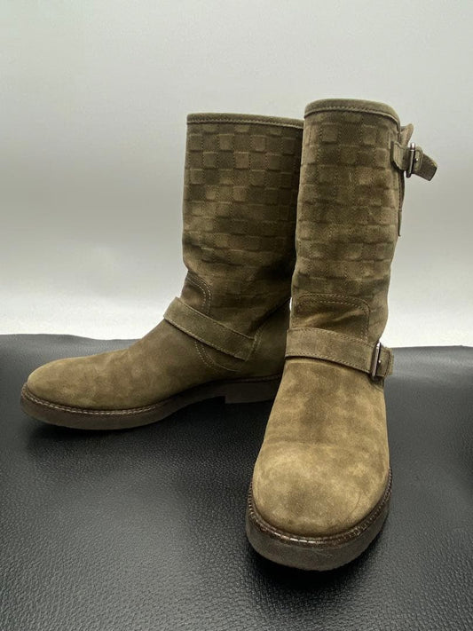 LOUIS VUITTON Damier Engineer Boots #QY7I5C