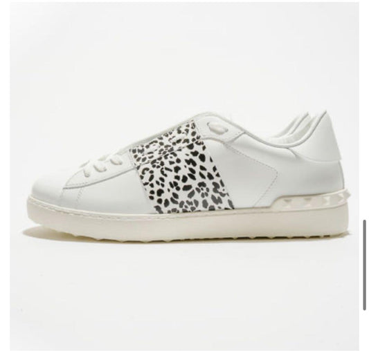 VALENTINO White Leopard Sneakers #PGC07P