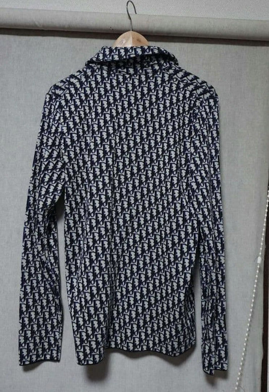 Dior Oblique Shirt Jacket Pants Coat Denim Blouson Down Knit #QYI0A6