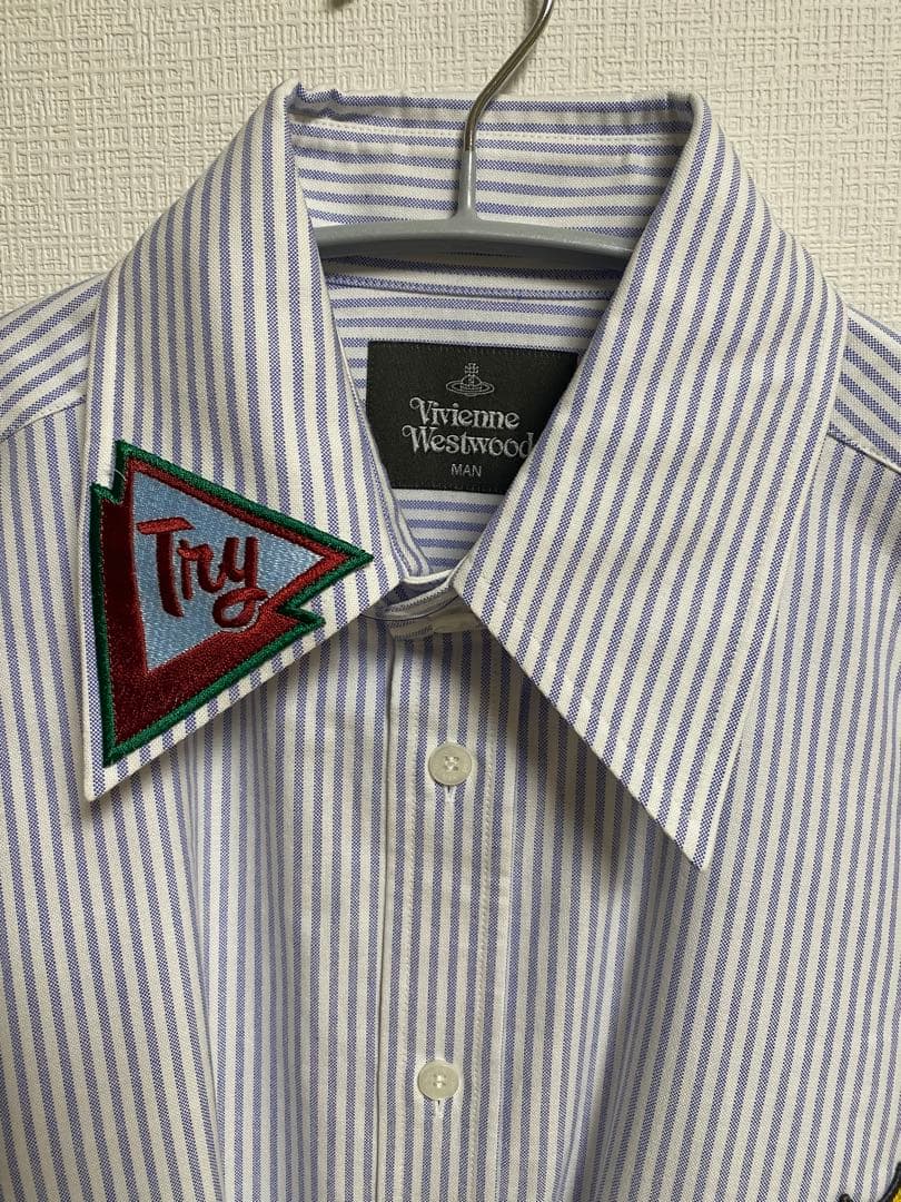 Vivienne Westwood MAN embroidered patch shirt #QYC7ZG