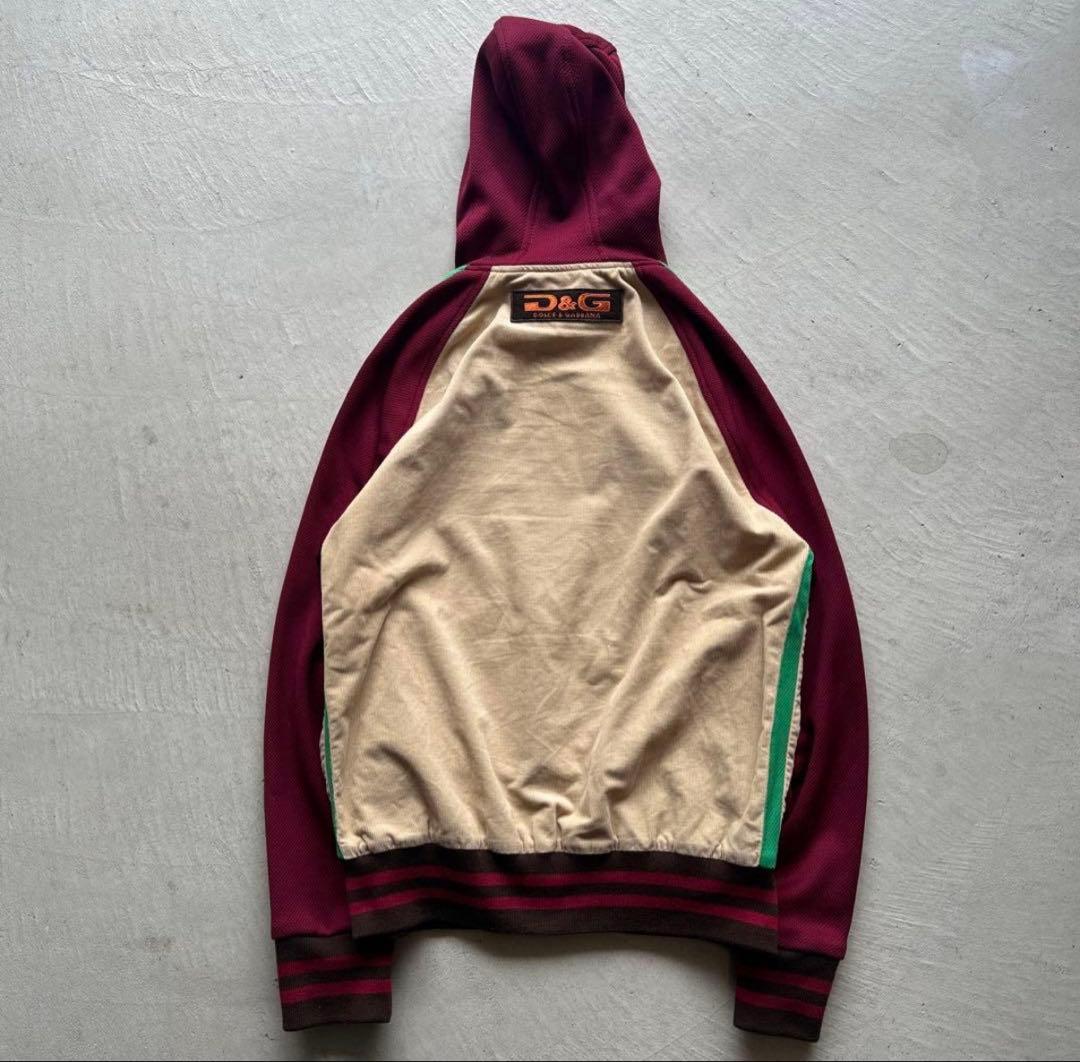 00s Dolce&Gabbana Raglan Zip Hoodie M #QY9V4G