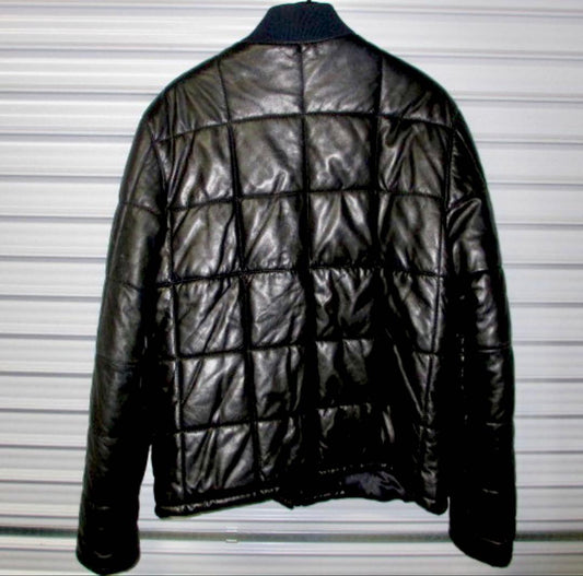 65 GUCCI Leather Down Jacket #QY5D1A